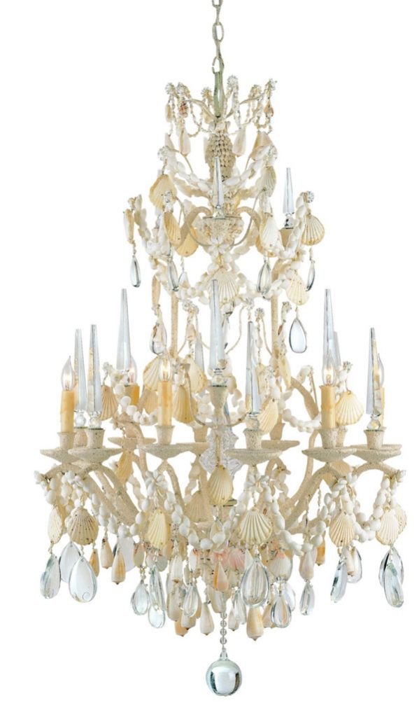 Hall Lighting & Design - Chandeliers - Buttermere, Sea Shell, Tropical